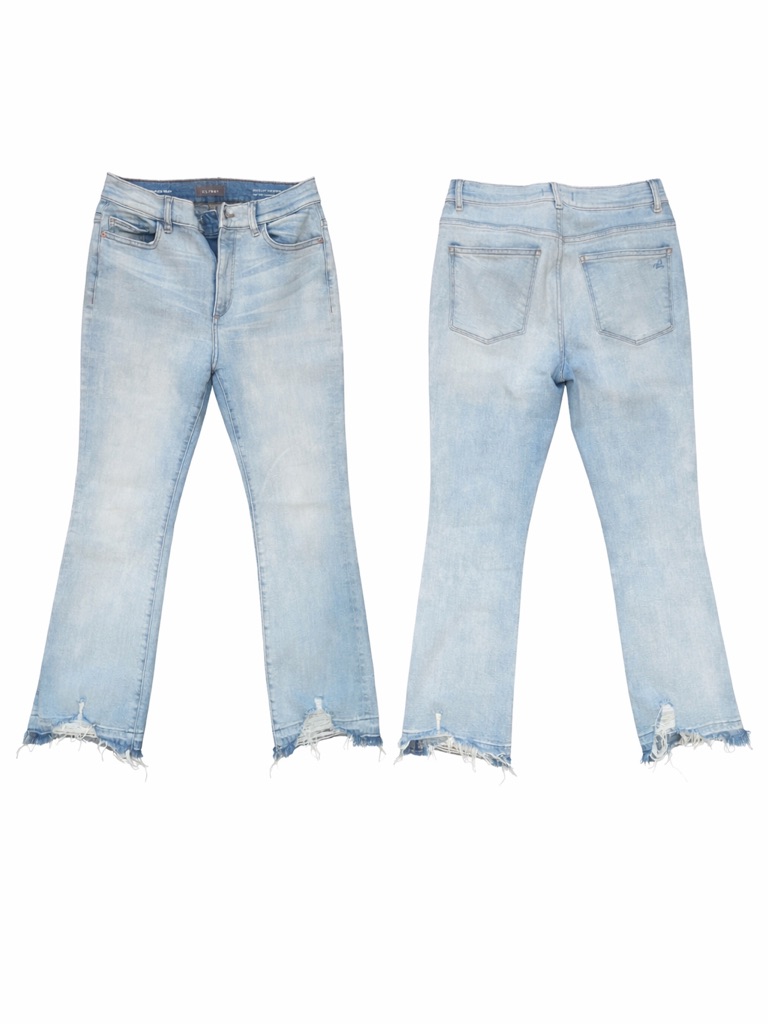 Dl1961 Light Denim Bridget Cropped High Rise Instasculpt Boot Pants